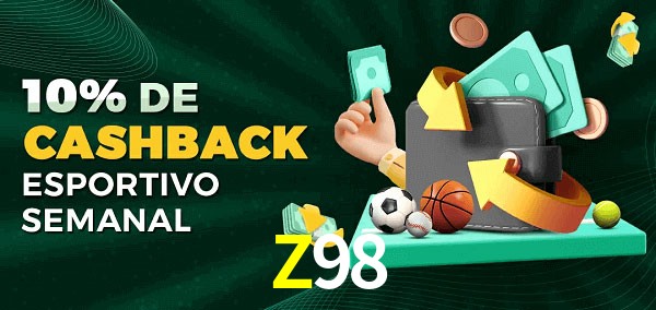 10% de bônus de cashback na Z98